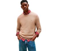Tommy Hilfiger Uomo Pullover Essential Structure Crew Neck Regular Fit, Beige (Coastal Taupe), XXL