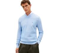 Tommy Hilfiger Uomo Pullover Essential Structure Crew Neck Regular Fit, Blu (Vessel Blue Heather), S