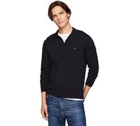 Tommy Hilfiger Uomo Pullover Pima Cashmere con Colletto a Polo, Blu (Desert Sky), S