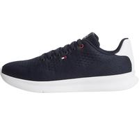 Tommy Hilfiger Uomo Runner Knit FM0FM05909 Low Top, Blu, 42