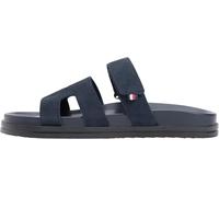 Tommy Hilfiger Uomo Sandali Adjustable Premium in Suede, Blu (Desert Sky), 45