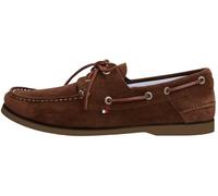 Tommy Hilfiger Uomo Scarpa da Barca Core in Pelle Scamosciata, Marrone (Legacy Brown), 42 EU