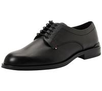 Tommy Hilfiger Uomo Scarpa Derby Corporate in Pelle, Nero (Black), 45