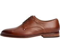 Tommy Hilfiger Uomo Scarpa Derby Thunit in Pelle, Marrone (Winter Cognac), 41