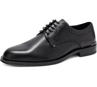 Tommy Hilfiger Uomo Scarpa Derby Thunit in Pelle, Nero (Black), 41