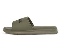 Tommy Hilfiger Uomo Scarpe da Mare Dual Density Pool Slide con Logo, Verde (Army Green), 44
