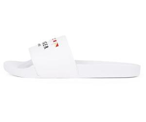 Tommy Hilfiger Uomo Scarpe da Mare Flags con Logo, Bianco (White), 40
