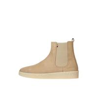 Tommy Hilfiger Uomo Scarpe Stivaletti Chelsea Elevated Gum Nubuck Fm0Fm04229 44 Beige Classic Khaki FM0FM04229
