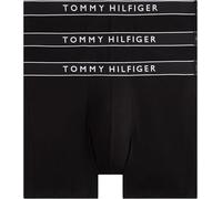 Tommy Hilfiger Uomo Slip Boxer Confezione da 3 in Cotone Elasticizzato, Nero (Blk/Blk/Blk), M