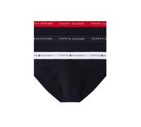 Tommy Hilfiger Uomo Slip Hipster Confezione da 3 con Fascia con Logo, Multicolore (des Sky/Primary Red/White), M