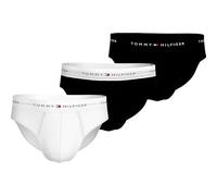 Tommy Hilfiger Uomo Slip Hipster Confezione da 3 con Fascia con Logo, Multicolore (TH Wht/TH Wht/Blk), L