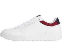 Tommy Hilfiger Uomo Sneakers con Suola Preformata Basket Core Profilo Basso, Multicolore (RWB), 42