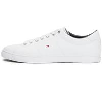 Tommy Hilfiger Uomo Sneakers con Suola Preformata Essential Leather Scarpe, Bianco (White), 45