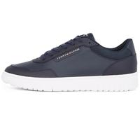 Tommy Hilfiger Uomo Sneakers Court Basket Core Eleganti, Blu (Desert Sky), 44 EU