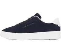 Tommy Hilfiger Uomo Sneakers Court Court Better Suede in Pelle Scamosciata, Blu (Desert Sky), 44