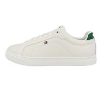 Tommy Hilfiger Uomo Sneakers Court Icon in Pelle, Bianco (Ecru), 41 EU