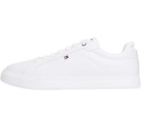 Tommy Hilfiger Uomo Sneakers Court Icon Light in Pelle, Bianco (White), 40