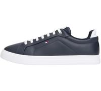 Tommy Hilfiger Uomo Sneakers Court Icon Light in Pelle, Blu (Desert Sky), 41