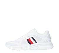 Tommy Hilfiger Uomo Sneakers da Runner Modern Runner Knit Scarpe Sportive, Bianco (White), 41