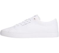 Tommy Hilfiger Uomo Sneakers Profilo Basso Harlem Core con Lacci, Bianco (White), 45