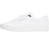 Tommy Hilfiger Uomo Sneakers Vulcanizzate Core Low in Pelle, Bianco (White), 46