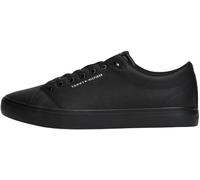 Tommy Hilfiger Uomo Sneakers Vulcanizzate Core Low in Pelle, Nero (Black), 41