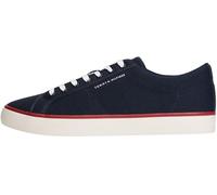 Tommy Hilfiger Uomo Sneakers Vulcanizzate Harlem Core Textile con Lacci, Blu (Desert Sky), 40