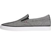 Tommy Hilfiger Uomo Sneakers Vulcanizzate Harlem Slip On Senza Lacci, Nero (Black), 43