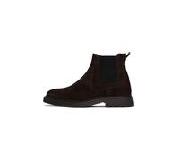 Tommy Hilfiger Uomo Stivaletti Chelsea Comfort Eleganti, Marrone (Dark Coffee), 41