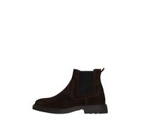 Tommy Hilfiger Uomo Stivaletti Chelsea Comfort Eleganti, Marrone (Dark Coffee), 45