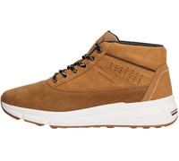 Tommy Hilfiger Uomo Stivali Bassi Hybrid in Pelle, Marrone (Desert Khaki), 43