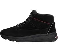 Tommy Hilfiger Uomo Stivali Bassi Hybrid in Pelle, Nero (Black), 43