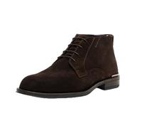 Tommy Hilfiger Core RWB Hilfiger Suede L Boot (FM0FM04805, Stivaletti Bassi Uomo, Marrone (Dark Coffee), 46 EU