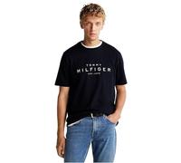 Tommy Hilfiger Uomo T-Shirt Maniche Corte Big Regular Fit, Blu (Desert Sky), S