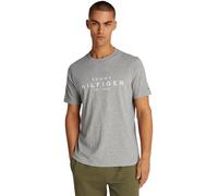 Tommy Hilfiger Uomo T-Shirt Maniche Corte Big Regular Fit, Grigio (Medium Grey Heather), S