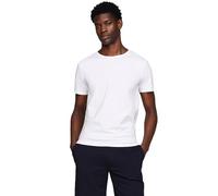Tommy Hilfiger Uomo T-Shirt Maniche Corte Confezione da 3 Stretch Scollo Rotondo, Bianco (White/White/White), XXL