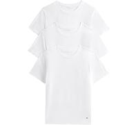 Tommy Hilfiger Uomo T-Shirt Maniche Corte Confezione da 3 Stretch Scollo Rotondo, Bianco (White/White/White), XL