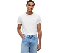 Tommy Hilfiger Uomo T-Shirt Maniche Corte Core Stretch Slim Fit, Bianco (White), XL