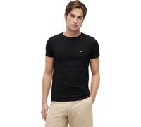Tommy Hilfiger Uomo T-Shirt Maniche Corte Core Stretch Slim Fit, Nero (Black), M