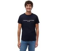 Tommy Hilfiger Uomo T-Shirt Maniche Corte Core Tommy Logo Scollo Rotondo