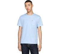 Tommy Hilfiger Uomo T-Shirt Maniche Corte Essential con Taschino sul Petto, Blu (Vessel Blue), XL