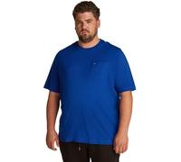 Tommy Hilfiger Uomo T-Shirt Maniche Corte Essential Solid con Taschino sul Petto, Blu (Wedge Blue), 3XL