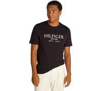 Tommy Hilfiger Uomo T-Shirt Maniche Corte in Cotone, Nero (Black), XL