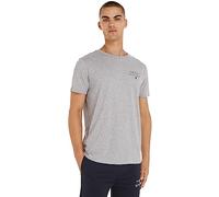 Tommy Hilfiger Uomo T-Shirt Maniche Corte Scollo Rotondo, Grigio (Light Grey Heather), M