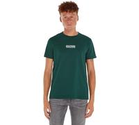 Tommy Hilfiger Uomo T-Shirt Maniche Corte Scollo Rotondo, Verde (Hunter), XS