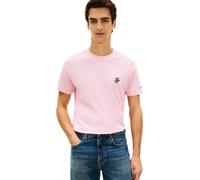 Tommy Hilfiger Uomo T-Shirt Maniche Corte Script Monogram in Cotone, Rosa (Classic Pink), XXL