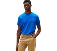 Tommy Hilfiger Ess Seasonal Reg Fit Solid Tee Mw0Mw39995, Maglietta a Maniche Corte, Uomo, Blu (Vibrant Indigo), XS