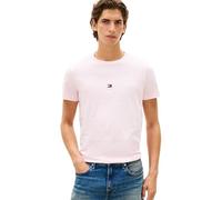 Tommy Hilfiger Uomo T-Shirt Maniche Corte Slim Fit, Rosa (Pink Lily), S