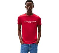 TOMMY HILFIGER Maglietta rosso sangue / bianco Uomo - Abbigliamento - Taglie comode - Maglie e T-shirt TOMMY HILFIGER XXL