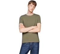 Tommy Hilfiger Stretch Slim Fit Tee Mw0Mw10800, Maglietta a Maniche Corte, Uomo, Verde (Battle Green), 3XL